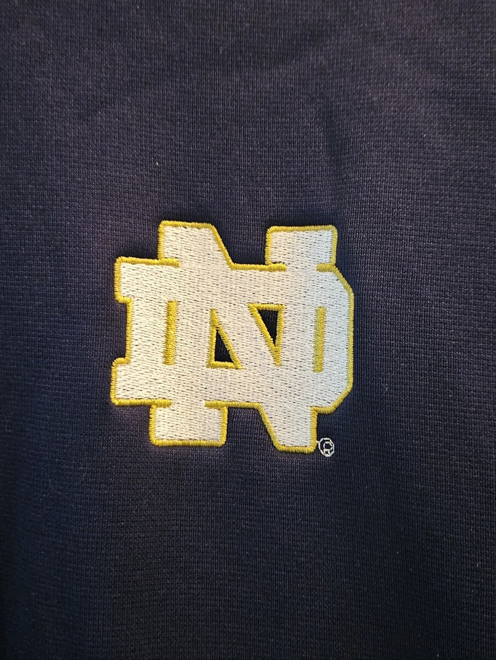 Notre Dame Under Armour Men's Full Zip Jacket (Sz Lg Loose)